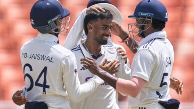 Suthar's debut six-for powers India to their biggest Test win