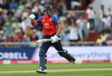 Bethell's takedown of Bishnoi takes England 1-0 up