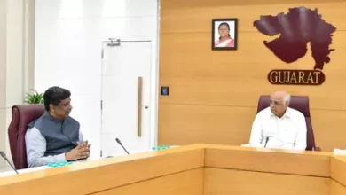 गुजरात के मुख्यमंत्री ने सिंचाई के लिए नर्मदा नहर का पानी शीघ्र छोड़ने का आदेश दिया