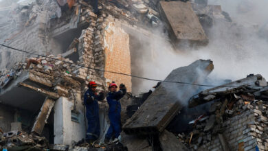 Russia Strikes Ukraine as Explosions Rock Capital of Kyiv